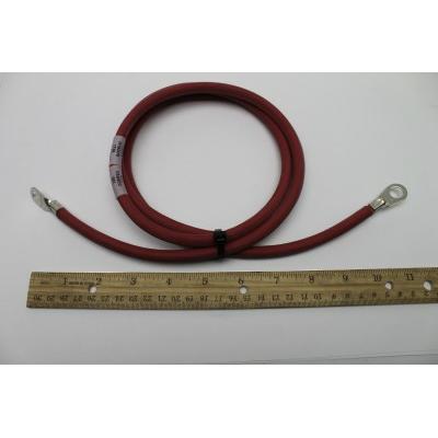 Genie Part # 1257062. 1257062GT - CABLE ASSY.. BATT. 64 RED
