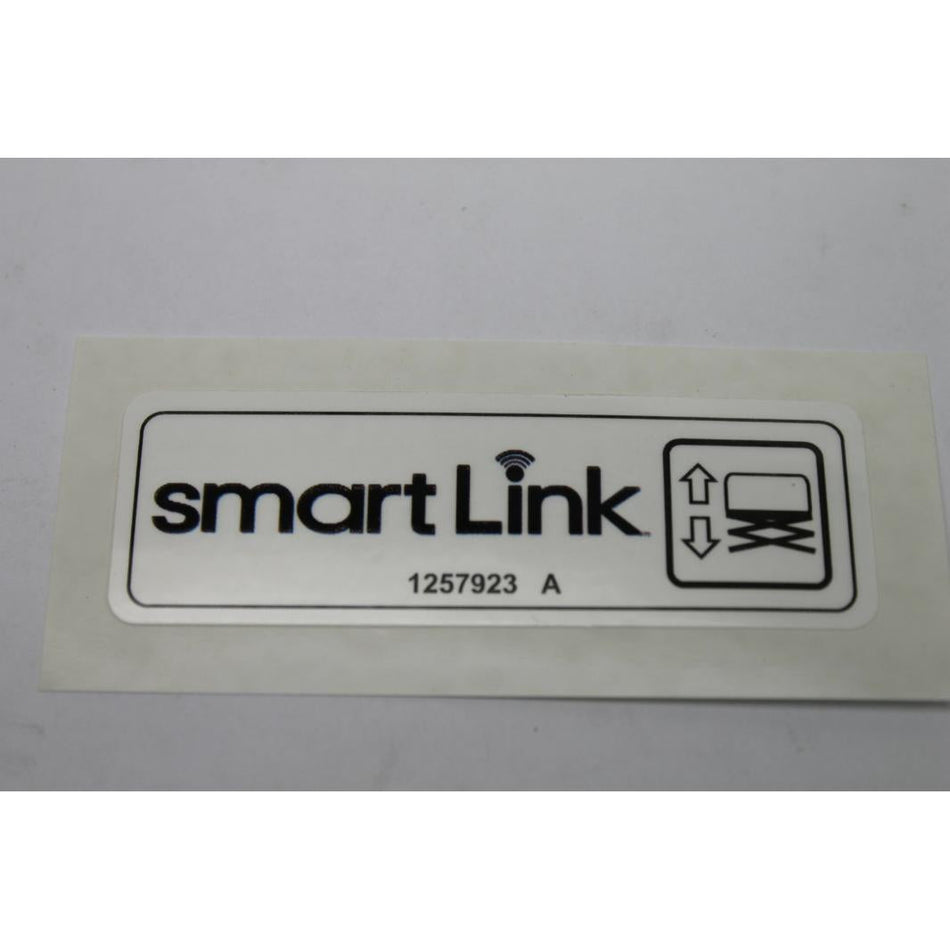 Genie Part # 1257923. 1257923GT - DECAL. SMARTLINK PROPORTIONAL LIFT IDENTIFIER