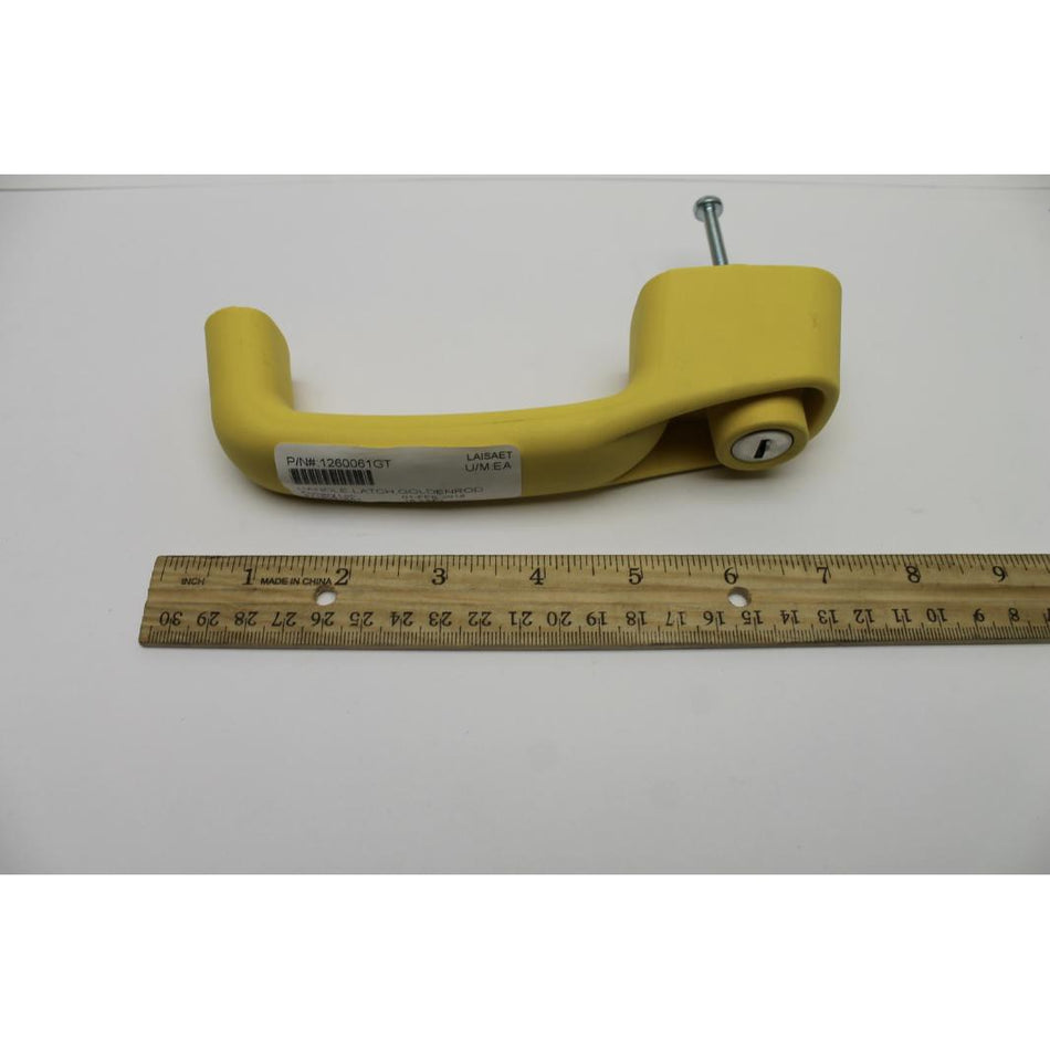 Genie Part # 1260061. 1260061GT - HANDLE. YELLOW LOCKING. CODE D250