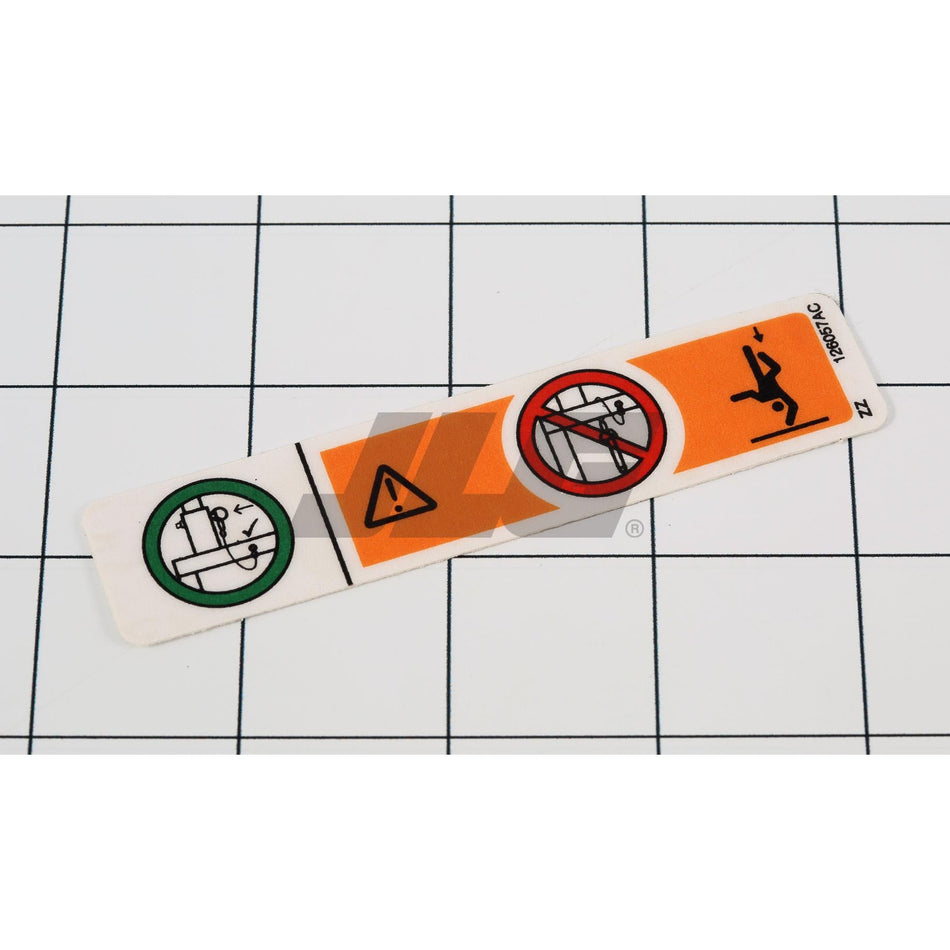 Skyjack Part # 126057 - Label. VL. Falling Hazard Hori