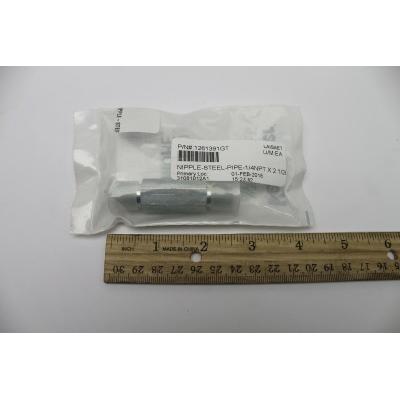 Genie Part # 1261391. 1261391GT - NIPPLE-STEEL-PIPE-1/4NPT X 2 1/2LG