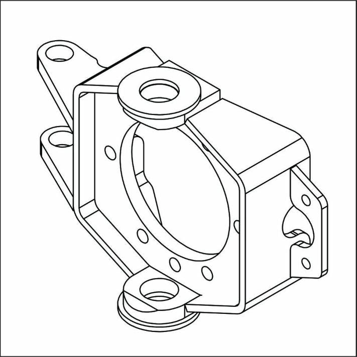 Genie Part # 1262771. 1262771GT - YOKE ASSY.TANK SIDE.GS90