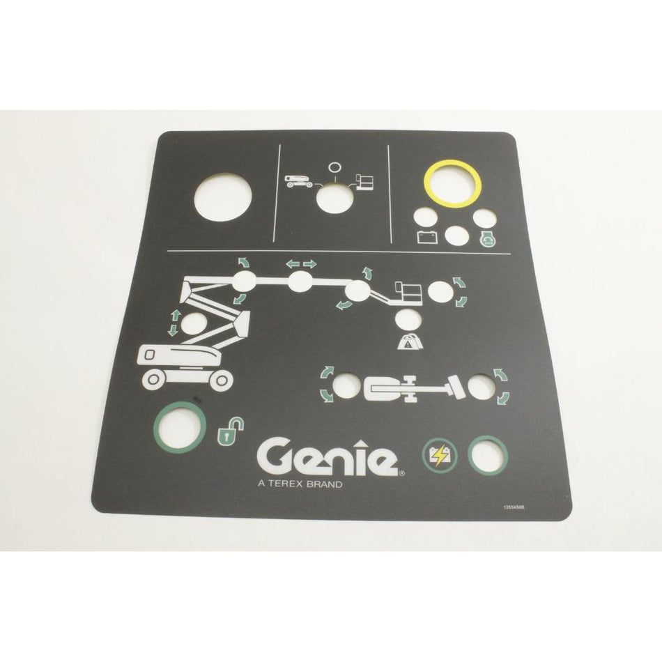 Genie Part # 1265450. 1265450GT - DECAL. GROUND CONTROL BOX. Z60E