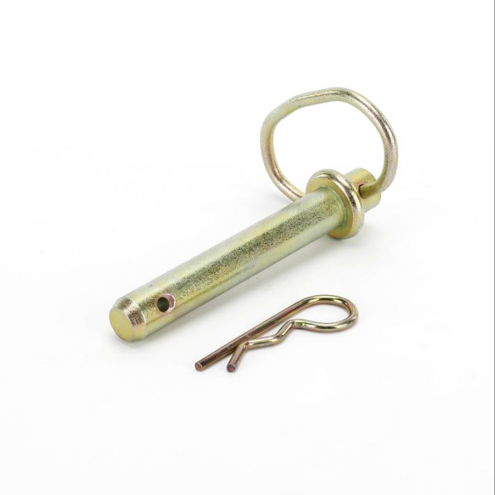 Genie Part # 1267868. 1267868GT - PIN. HITCH. 3/4 X 4 Effective Length. Yellow Zinc