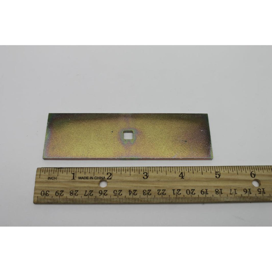 Genie Part # 128483. 128483GT - BACKING PLATE. HOSE BLOCK. JIB