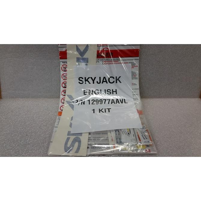 Skyjack Part # 129977 - Label Kit. VL. SJIIIE 3215 & 3