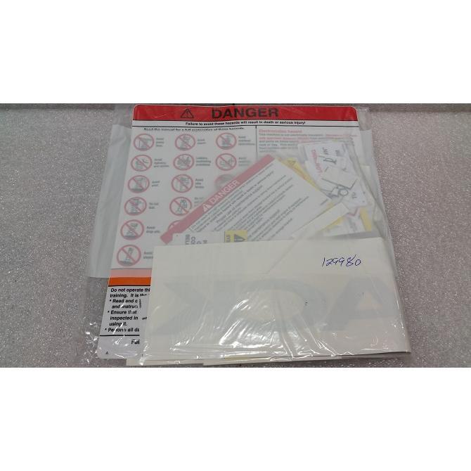 Skyjack Part # 129980 - Label Kit. (ANSI/CSA) SJIII 32