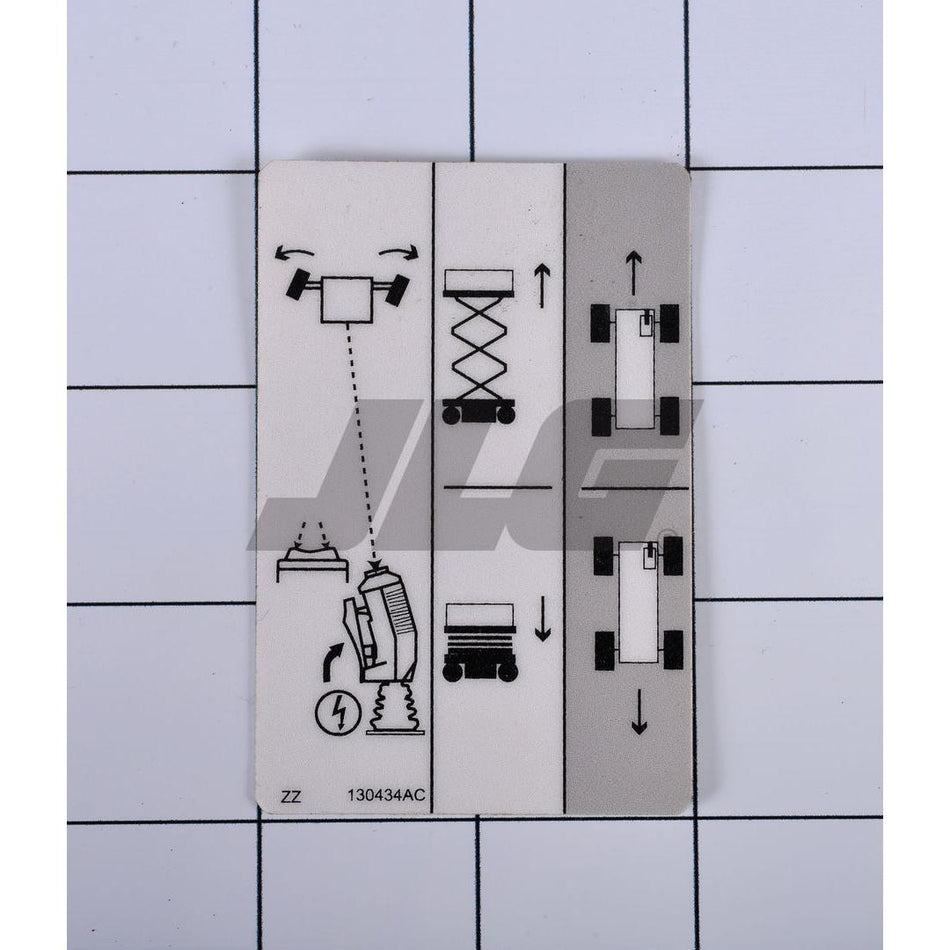 Skyjack Part # 130434 - Label. VL. Control Up/Down