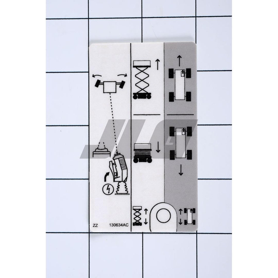 Skyjack Part # 130634 - Label. VL. Lift Up/Dwn/Drive
