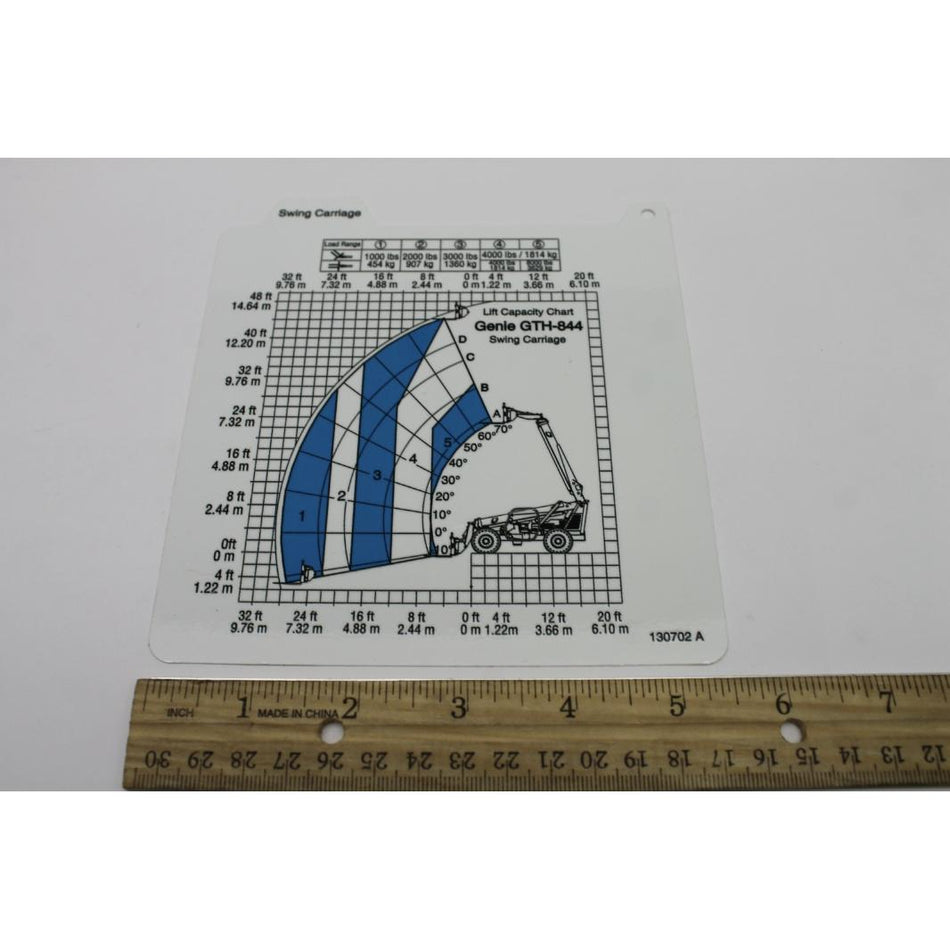 Genie Part # 130702. 130702GT - CARD. LOAD RNG. 844 SWG CARR