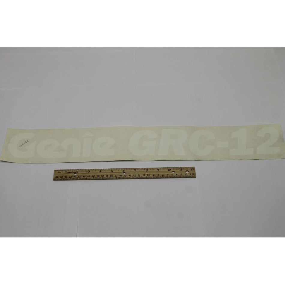 Genie Part # 133195. 133195GT - DECAL. COSMETIC. GENIE GRC-12