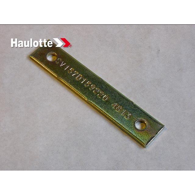 Haulotte Part # 157D159220 - PLATE FOR SUPPORTED CHAIN