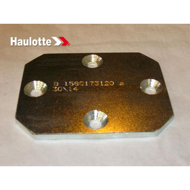 Haulotte Part # 158C173120 - CYLINDER HALF-PIN STOP PLATE