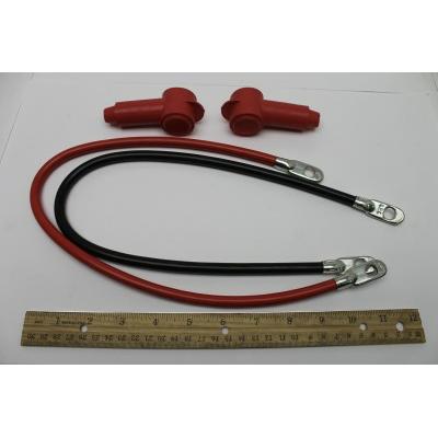 Genie Part # 160276. 160276GT - CABLE SET. BATTERY. 24 RED&BLK