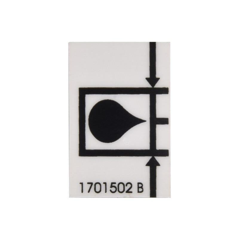 JLG Part # 1701502 - DECAL. HYD OIL LEVEL (HIGH)