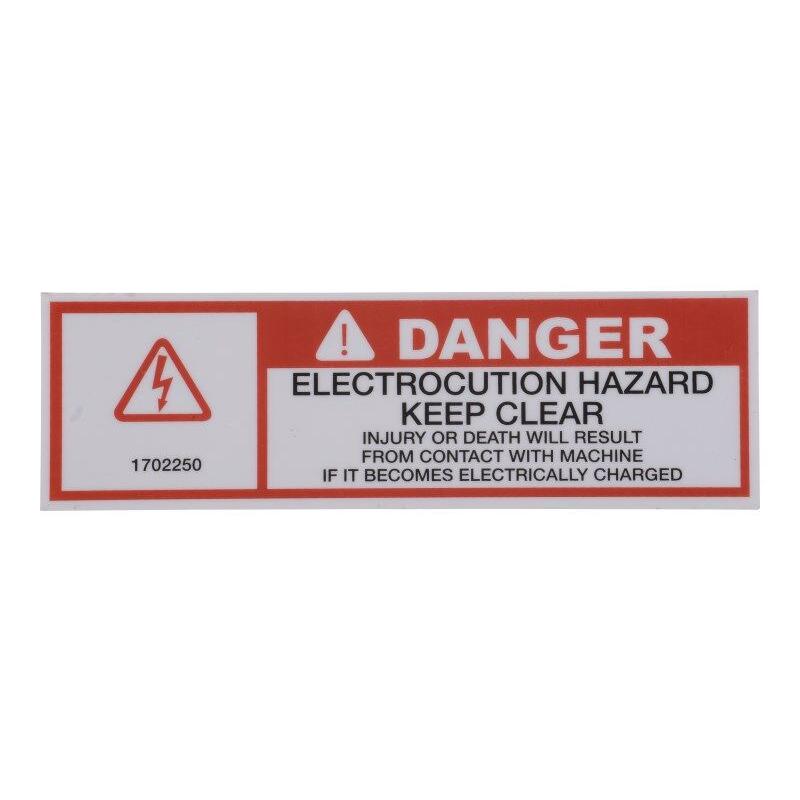 JLG Part # 1702250 - DECAL. (ELEC HAZARD)
