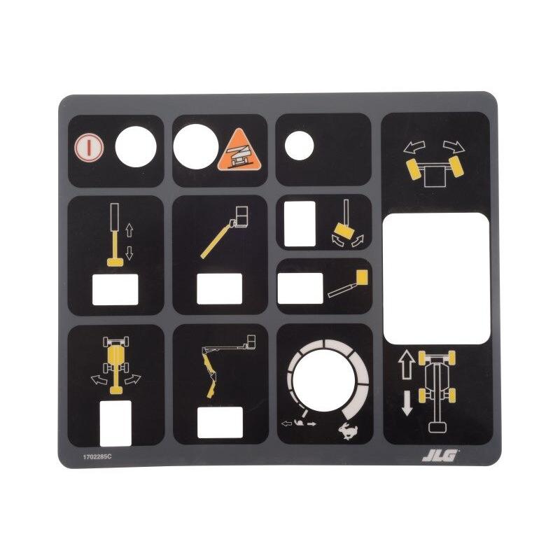 JLG Part # 1702285 - DECAL. (CONSOLE LID)