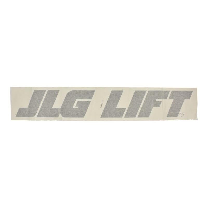 JLG Part # 1702861 - DECAL. JLG LIFT 8