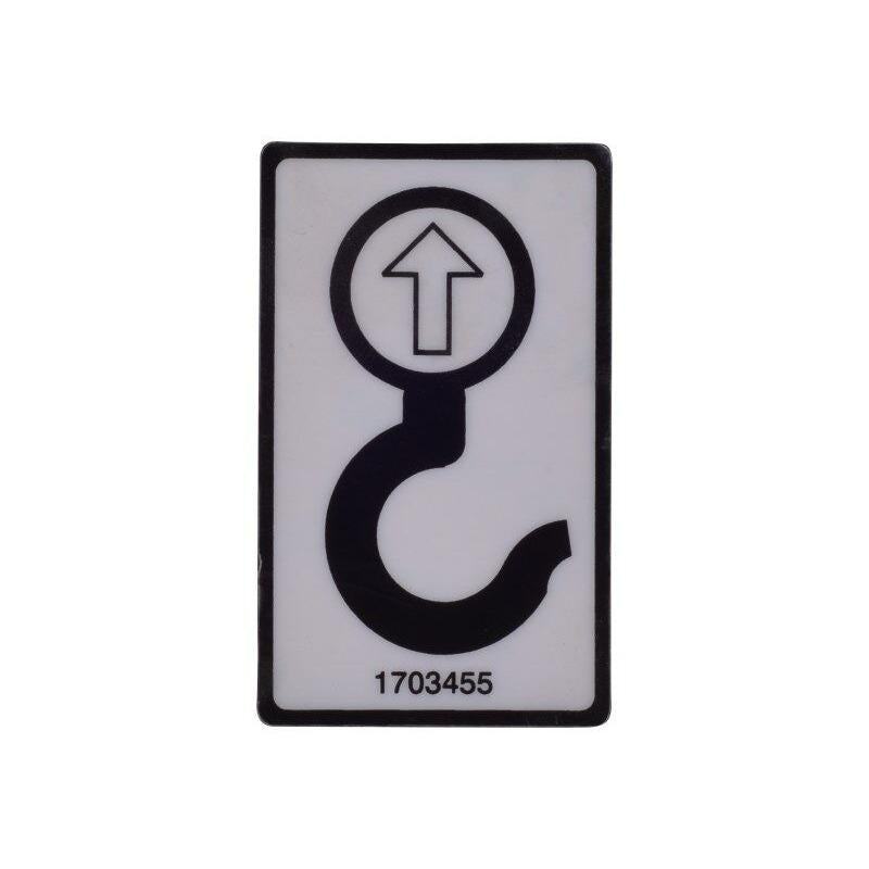 JLG Part # 1703455 - DECAL. LIFT HERE