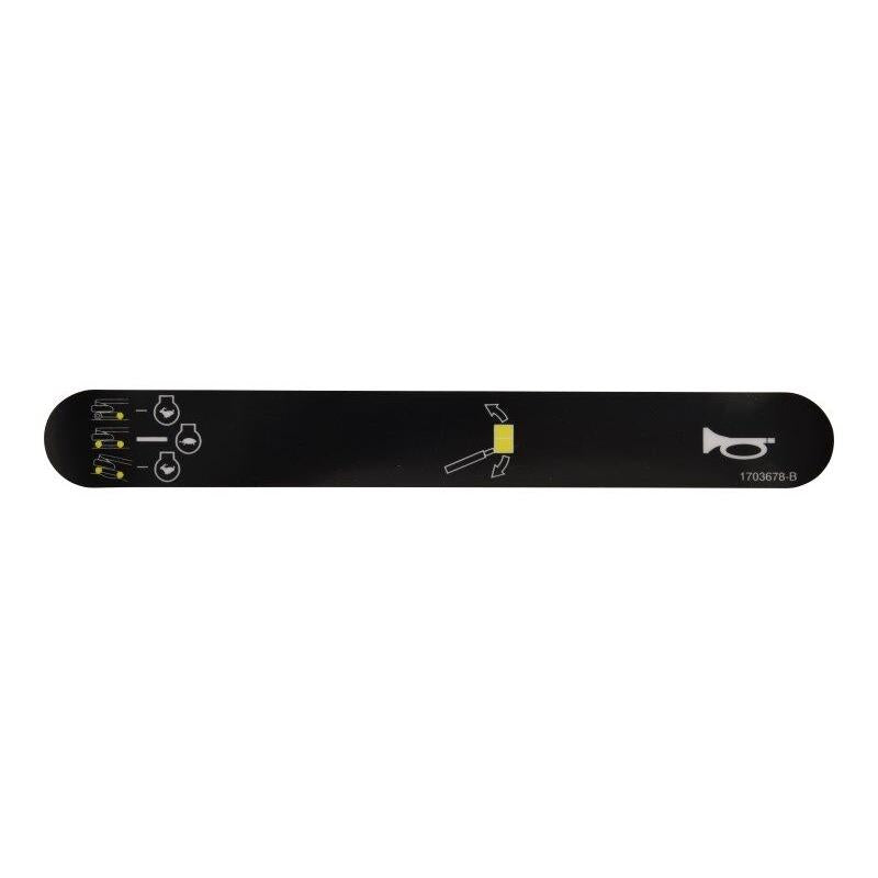 JLG Part # 1703678 - DECAL. HORN. DRV SPD. LEVEL