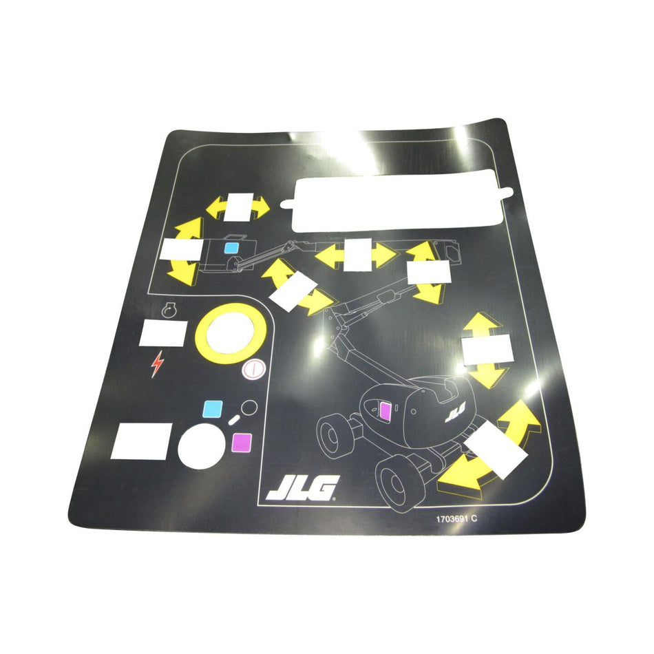 JLG Part # 1703691 - DECAL. MTB AJ