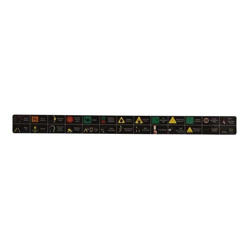 JLG Part # 1704502 - DECAL. SYMBOL LEGEND FOR CRAWLE