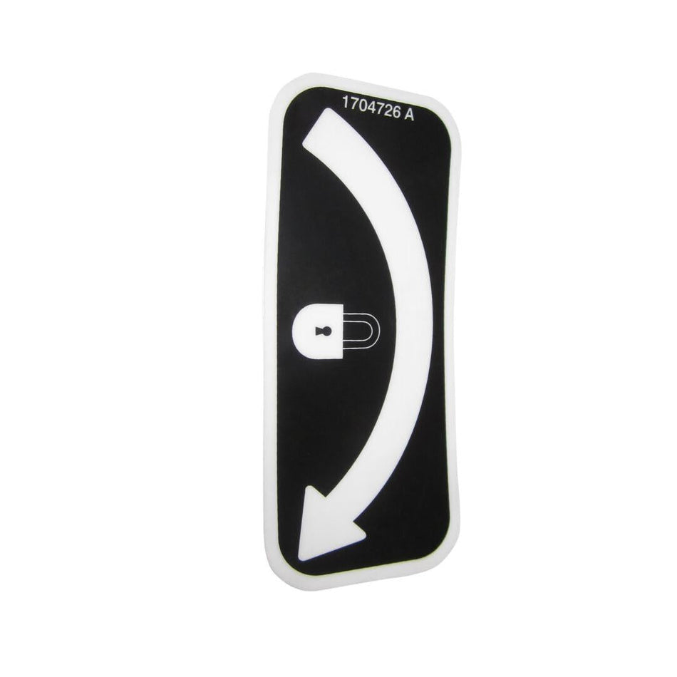 JLG Part # 1704726 - DECAL. LOCK LATCH