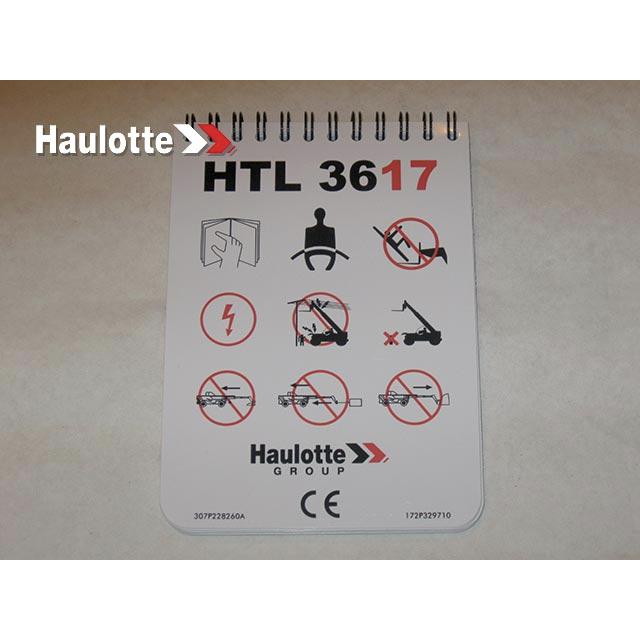Haulotte Part # 172P329710 - LOAD CHART