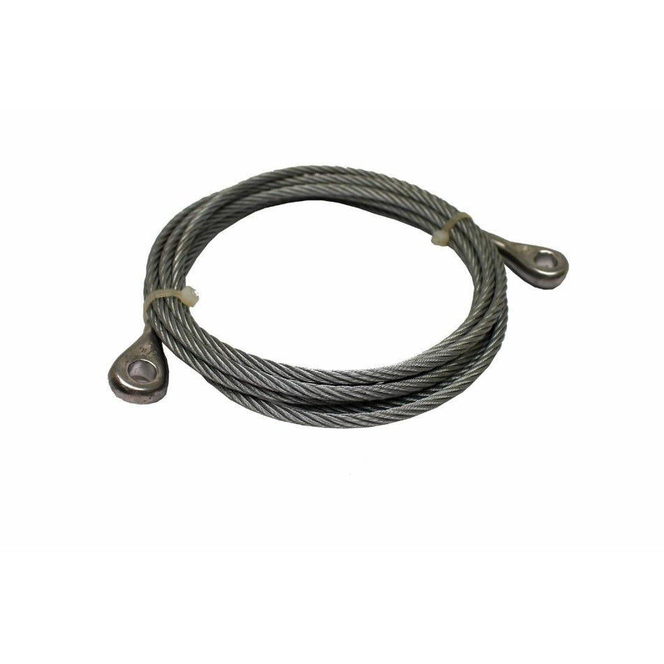 Genie Part # 190570. 190570GT - CABLE. 3/16. 2EYE. 111.25IN LONG