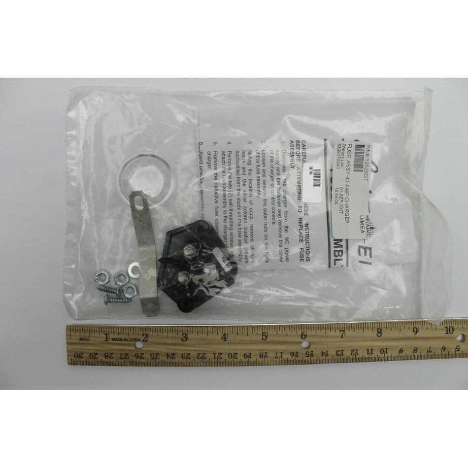 Genie Part # 19529. 19529GT - FUSE ASSY-40 AMP CHARGER