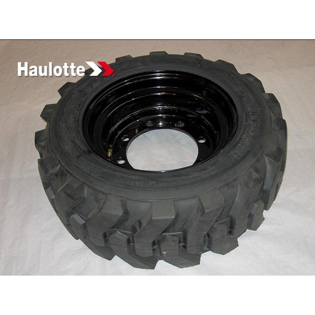 Haulotte Part # 196P310401 - RIGHT WHEEL HSX 10X16.5 8TR