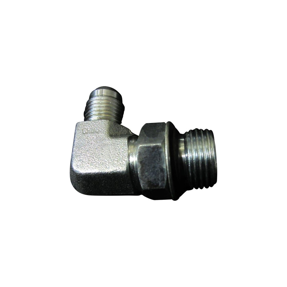 JLG Part # 2220628 - ADPT. 90 S JIC/ORB 6-8 FG