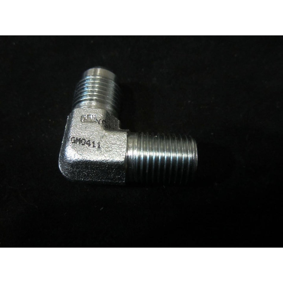 JLG Part # 2220773 - ADPT. 90 S JIC/NPTF 6-4 FG