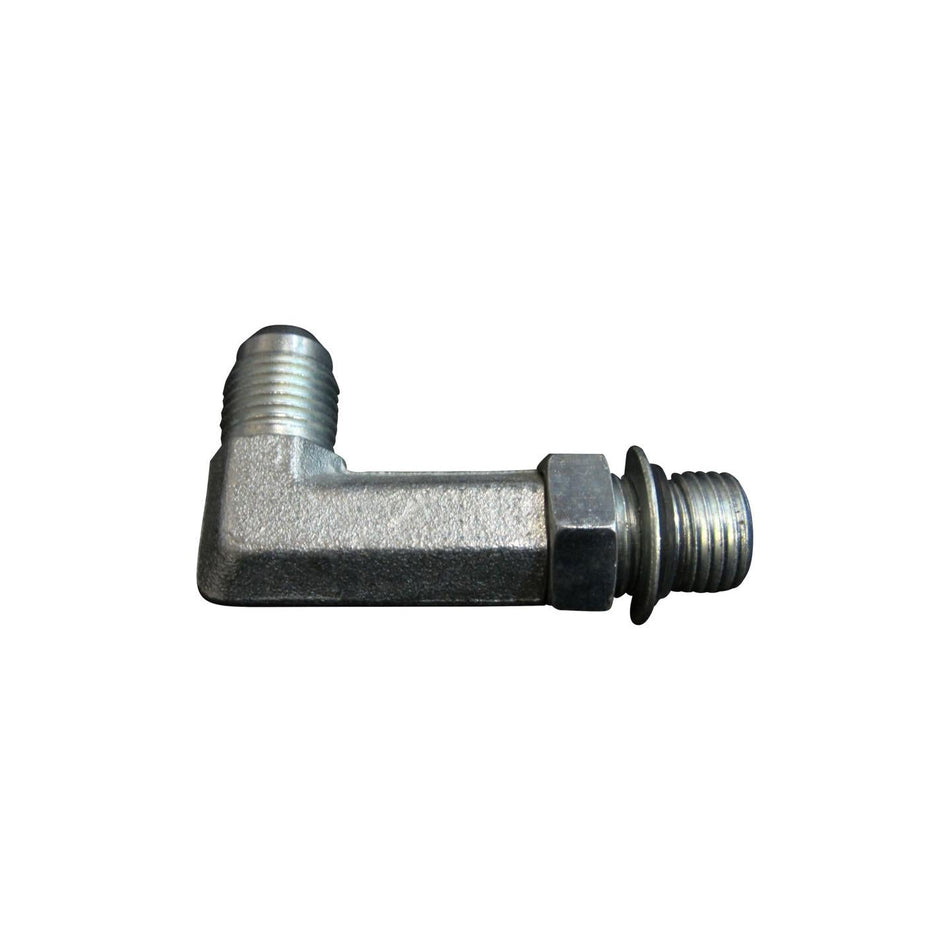JLG Part # 2220819 - ADPT. 90 L JIC/ORB 6-6 FG