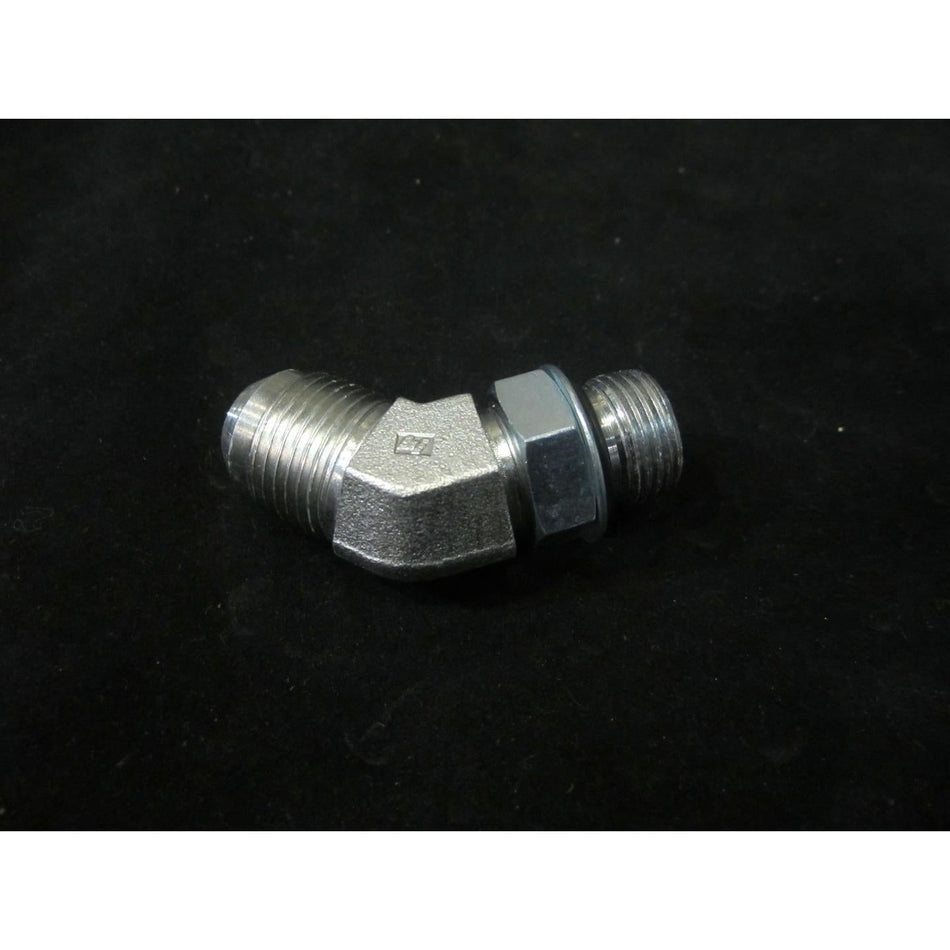 JLG Part # 2220950 - ADPT. 45 S JIC/ORB 10-8 FG