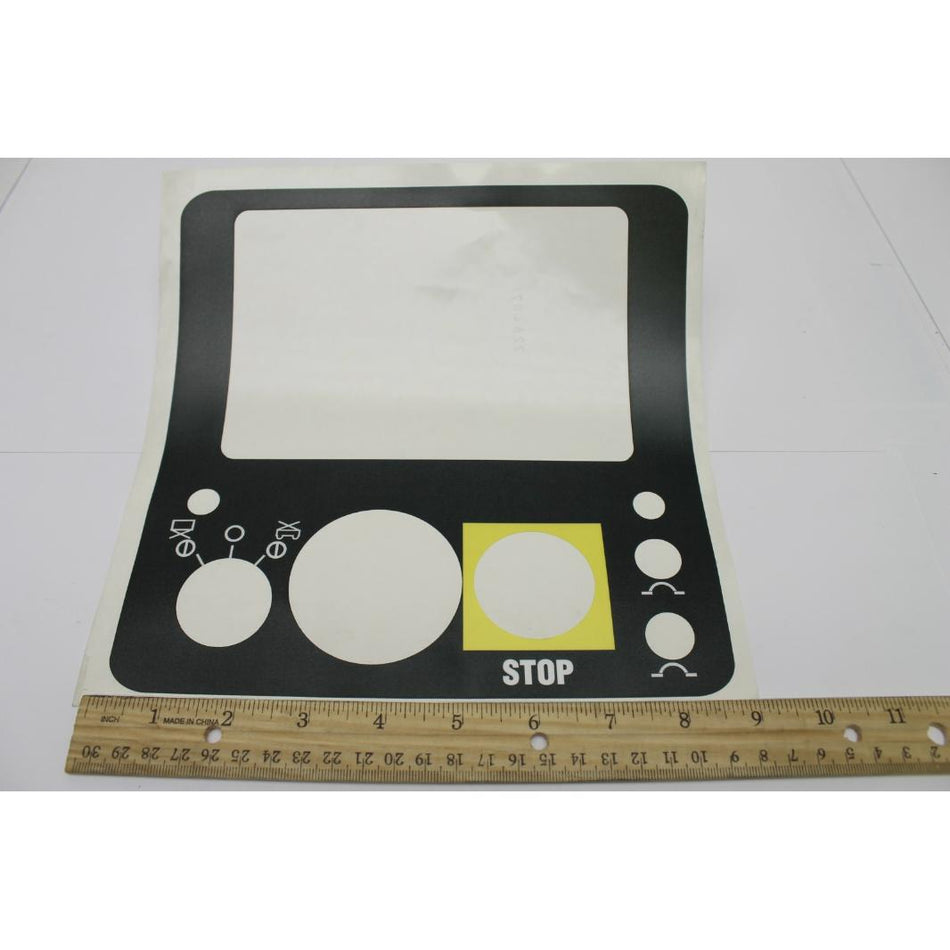 Genie Part # 228407. 228407GT - DECAL. GROUND CONTROL PANEL