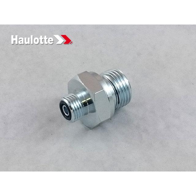 Haulotte Part # 2369111960 - MALE UNION MALE1/2'BSPP/9/16-U