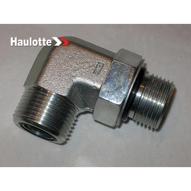 Haulotte Part # 2369112600 - ELBOW MALE PIPE