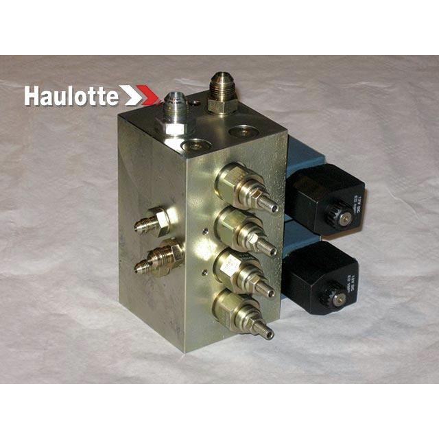 Haulotte Part # 2420212390 - BRAKINGRELEASESTEERINGHYDRAULICUNIT