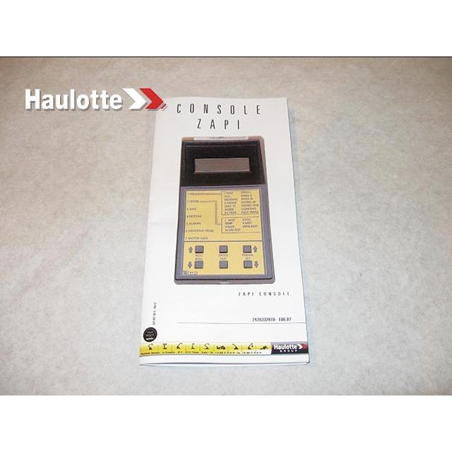 Haulotte Part # 2420332810 - USER MANUAL