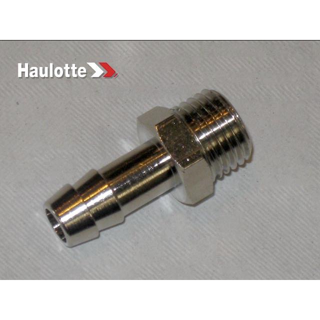 Haulotte Part # 2420506540 - END FITTING M PIPE D8 1/4BSP