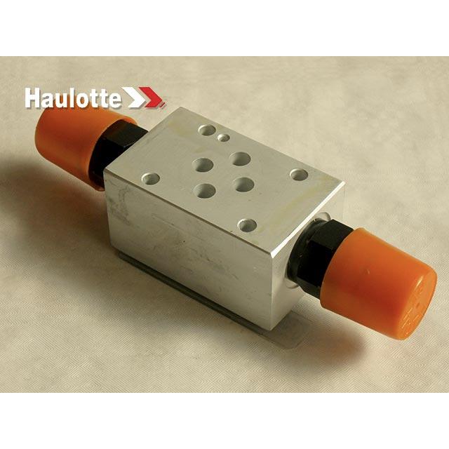 Haulotte Part # 2421203090 - MOTOR DOUBLE FLOW LIMITER