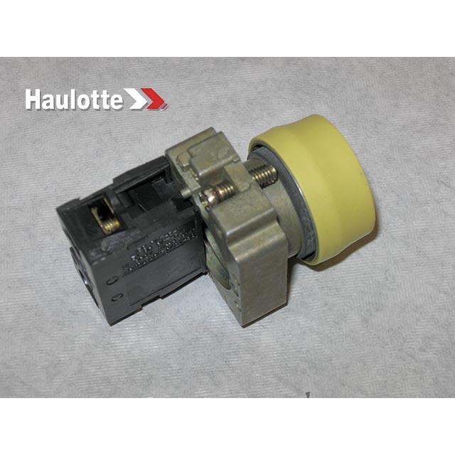 Haulotte Part # 2440205470 - YELLOW PUSH BUTTON