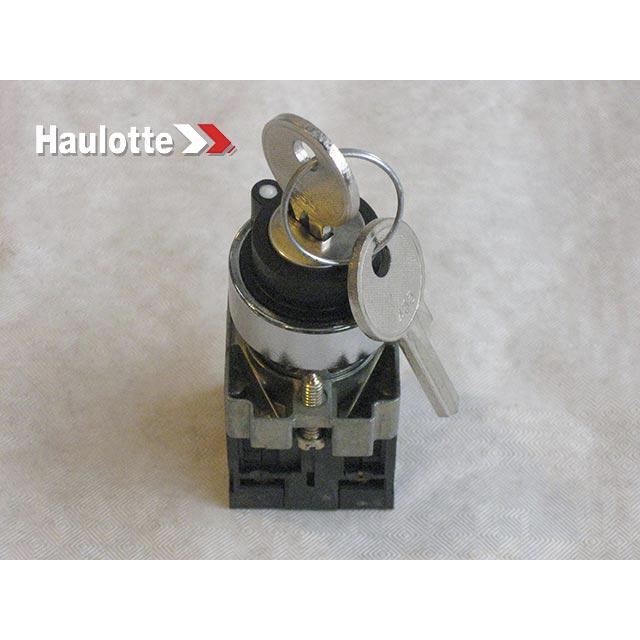 Haulotte Part # 2440206010 - ROTARY KNOB WITH KEY