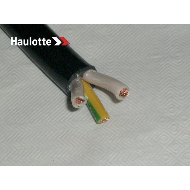 Haulotte Part # 2440315790 - Cable-3 Wire x 2.5mm P.O. QTY = Continuous Length in Meters (EA) .Inventory in Meters (EA)