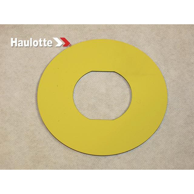 Haulotte Part # 2440509170 - EMERGENCY STOP LABEL