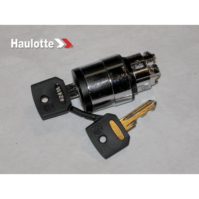 Haulotte Part # 2442009630 - ROTARY KNOB WITH KEY