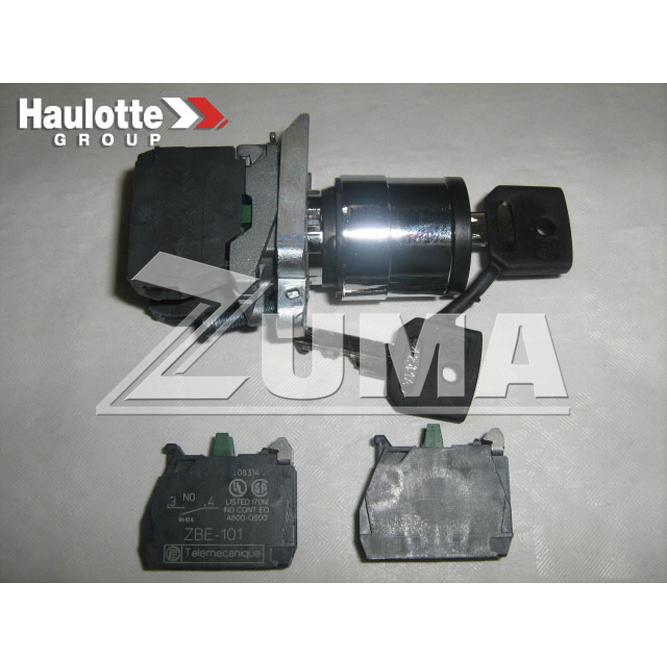 Haulotte Part # 2442009700 - ROTARY KNOB WITH KEY