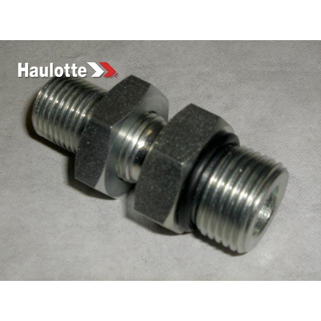 Haulotte Part # 2501002740 - MALE BULKHEAD COUPLING UNION