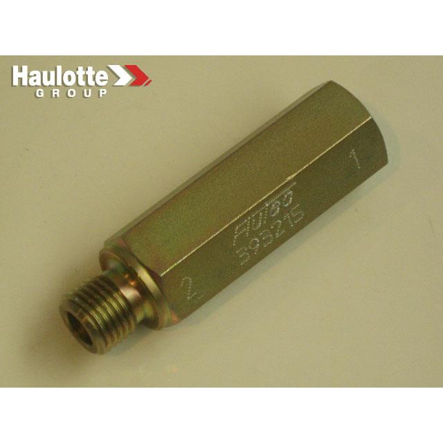 Haulotte Part # 2505000090 - FLOW-LIMITING VALVE
